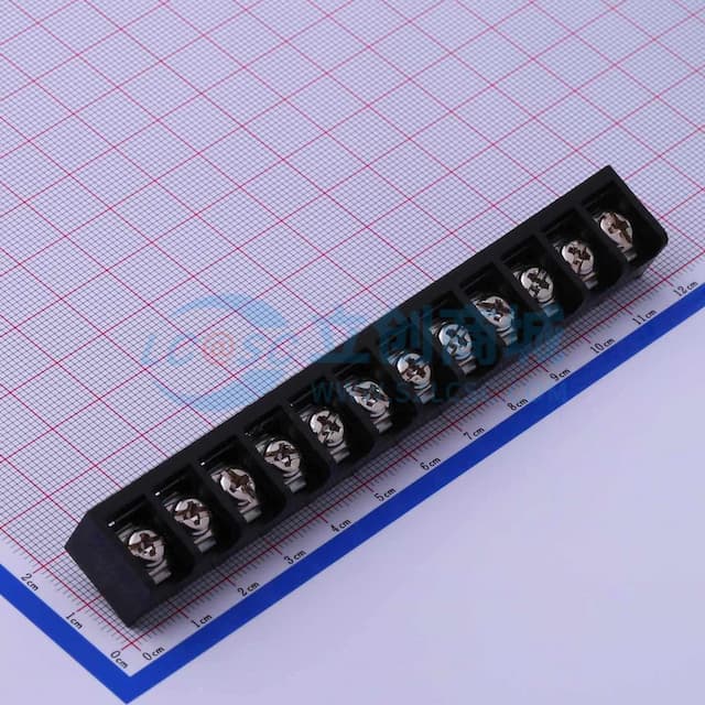 9.5mm 1x12P 每排P数:12 排数:1 直针 边脚【栅栏】实物图