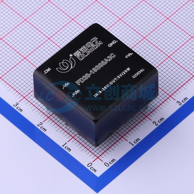 DC/DC模块电源，宽范围输入，输出功率20W【电源】实物图