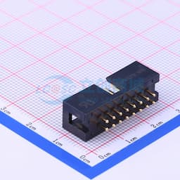 黑色 2.54mm 2x8P 排数:2 每排P数:8【ID】缩略图