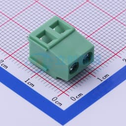 1x2P 5.08mm 直插 排数:1 每排P数:2【螺钉】缩略图