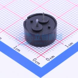 压电式无源蜂鸣器 Φ12*7mm 脚距5.0 弹簧针 【蜂鸣】缩略图