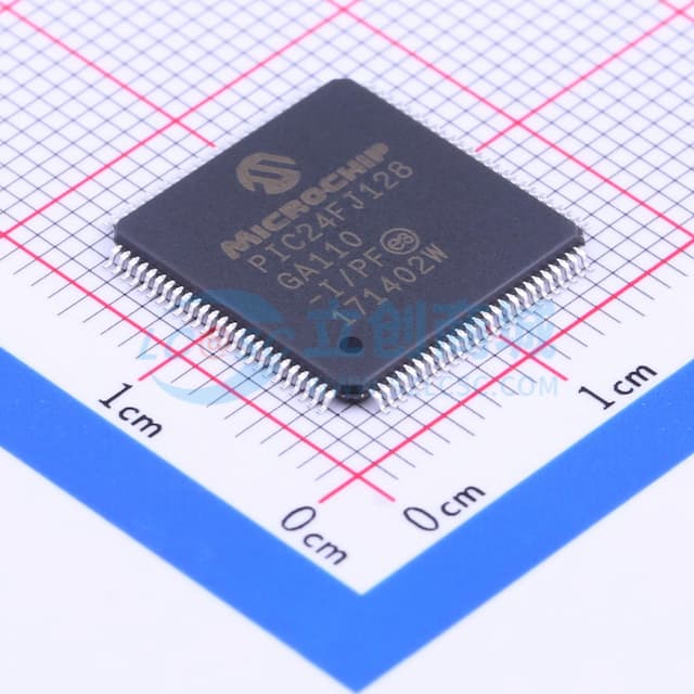 PIC24FJ128GA110-I/PF实物图