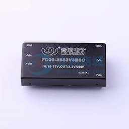 DC/DC模块电源，宽范围输入，30W输出功率，超薄封装【插件】缩略图