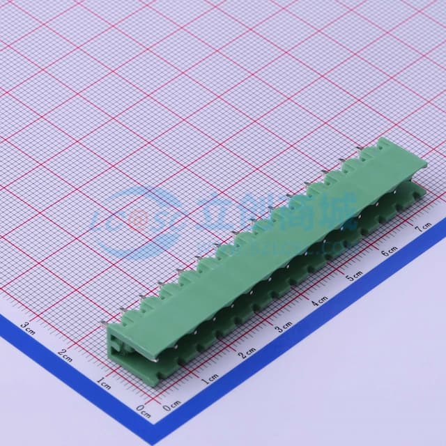 1x15P 5.08mm 排数:1 每排P数:15 【插拔】实物图