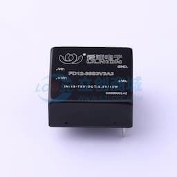 DC/DC模块电源，宽范围输入，输出功率12W，转换效率高，保护功能全【插件】缩略图