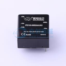 DC/DC模块电源，宽范围输入，15W输出功率【插件】缩略图