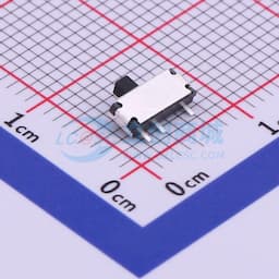 滑动开关6.6*2.7*1.5mm贴片侧拨三脚二档缩略图