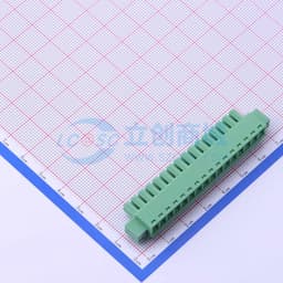 3.81mm 1x16P 排数:1 每排P数:16 螺丝固定缩略图