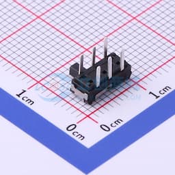 滑动开关9.1*3.5*3.0mm插件侧拨六脚二档 【插件】缩略图