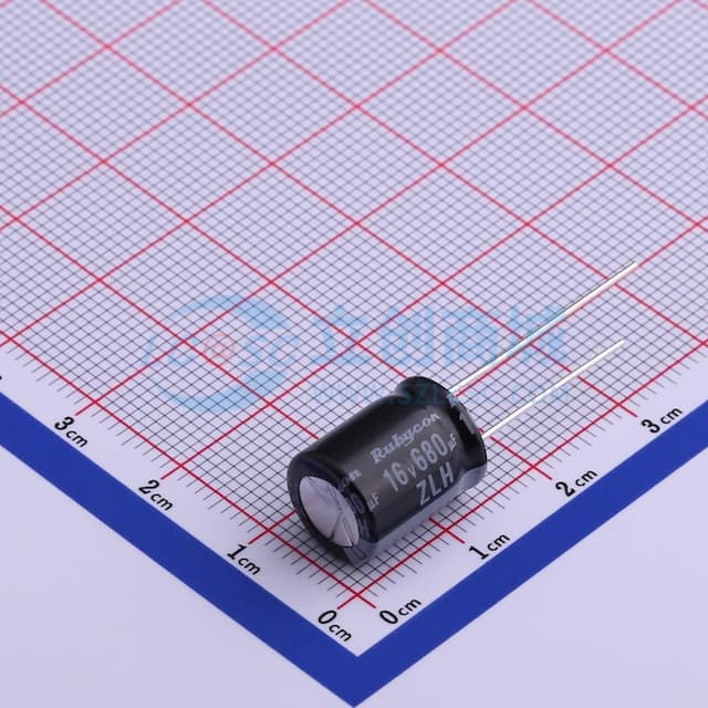 680uF ±20% 16V实物图
