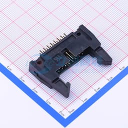 黑色 2.54mm 2x8P 排数:2 每排P数:8【ID】缩略图