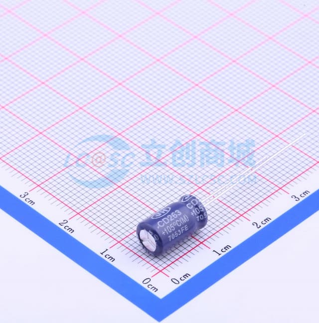 220uF ±20% 16V 【引线】实物图