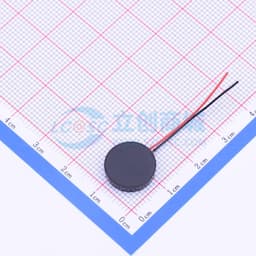 【插件】压电式无源蜂鸣器 Φ13*2.5mm 线长30mm缩略图
