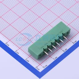 3.81mm 1x6P 排数:1 每排P数:6 螺丝固定【插拔】缩略图