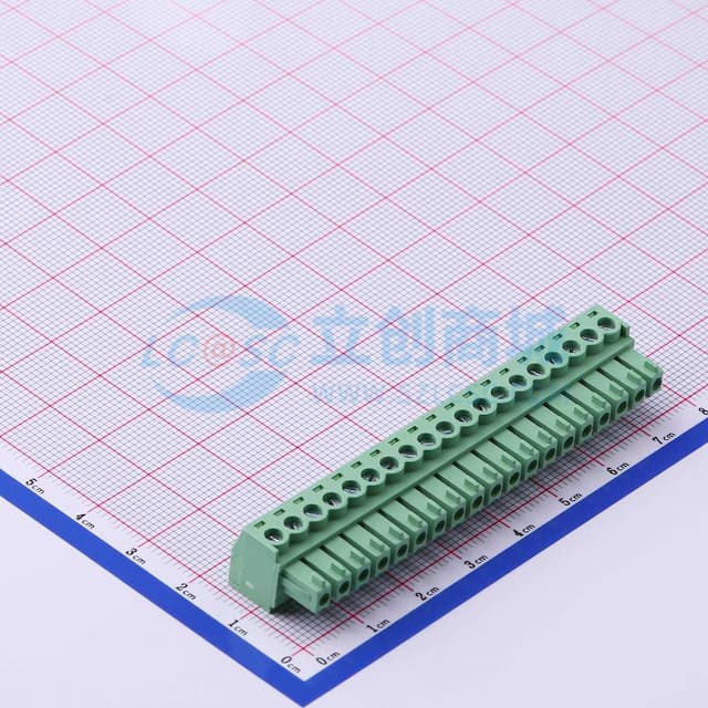 1x19P 3.81mm 排数:1 每排P数:19实物图