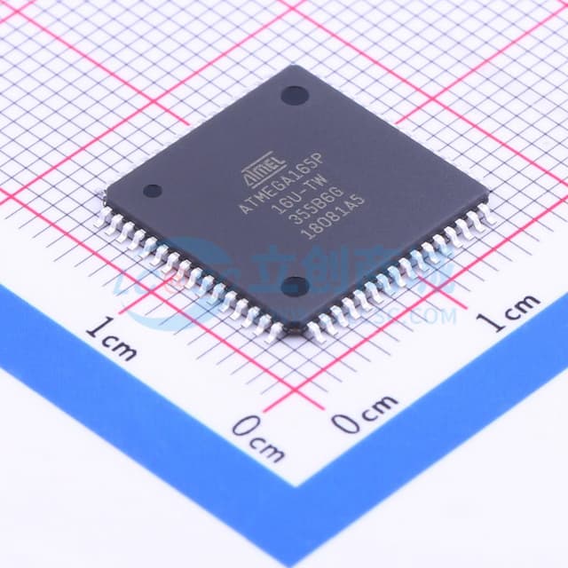 ATMEGA165P-16AU实物图