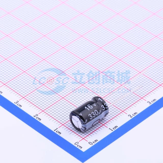 330uF ±20% 16V 【插件】实物图