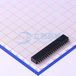 2x20P 间距:2.54mm 直插 【排针】缩略图