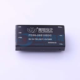 DC/DC模块电源，宽范围输入，30W输出功率，超薄封装【插件】缩略图