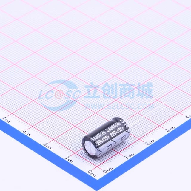 220uF ±20% 35V 【插件】实物图