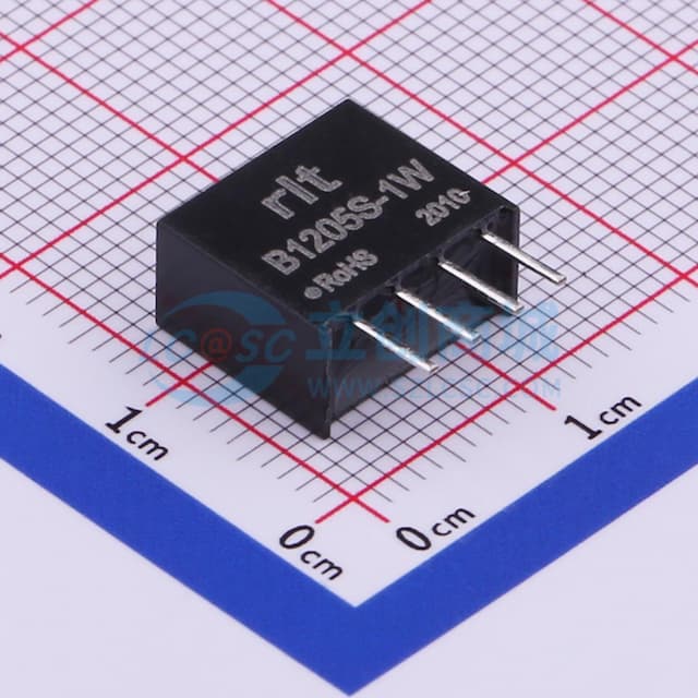 DC-DC 模块电源/1000V 隔离 1W【插件】实物图