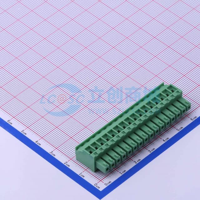 3.81mm 1x16P 排数:1 每排P数:16实物图