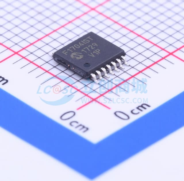 14/20引脚，8位高级模拟闪存微控制器实物图