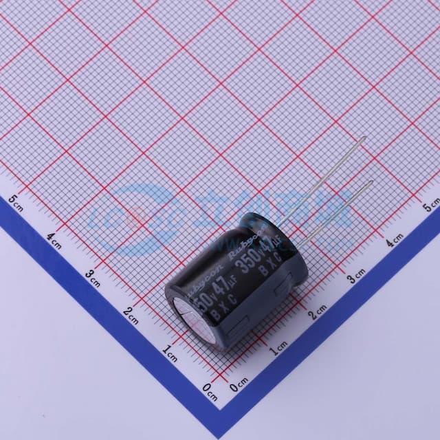 47uF ±20% 350V实物图