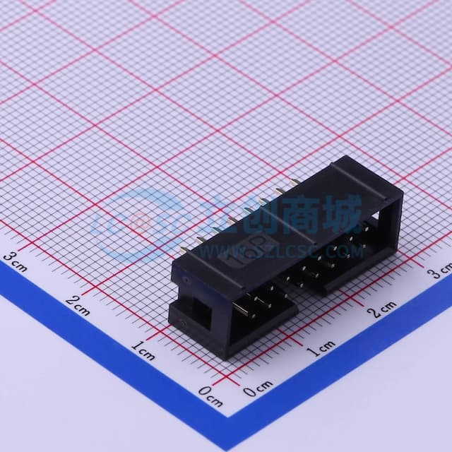 2.54mm 2x8P 排数:2 每排P数:8 【ID】实物图