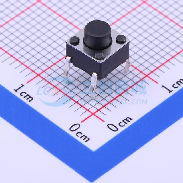 6mm*6mm*5.5mm 12V 50mA【轻触】实物图