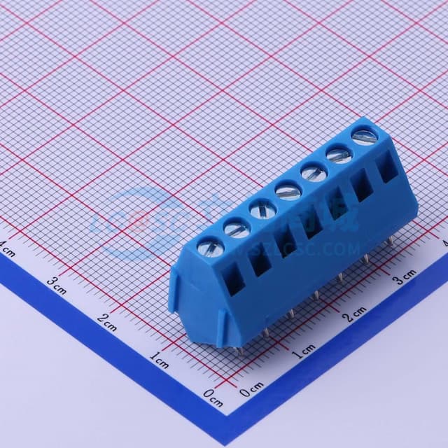 1x7P 5mm 直插 排数:1 每排P数:7【栅栏】实物图