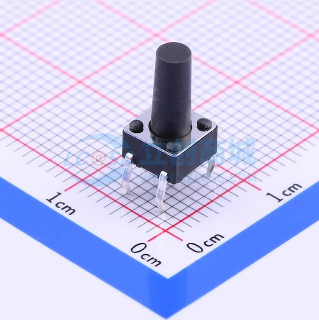 6mm*6mm*11.5mm 12V 50mA【插件】实物图