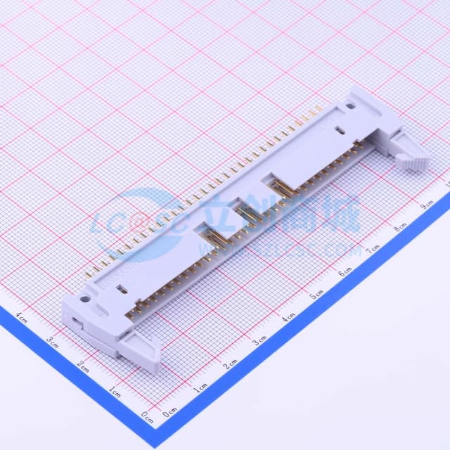 2.54mm 2x32P 排数:2 每排P数:32 【ID】实物图