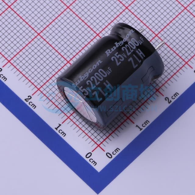 2200uF ±20% 25V实物图