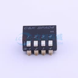 间距2.54mm 琴键 4位拨码开关缩略图