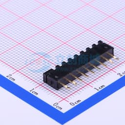 间距2.54mm 平拨,凹槽式 8位拨码开关 【插件】缩略图