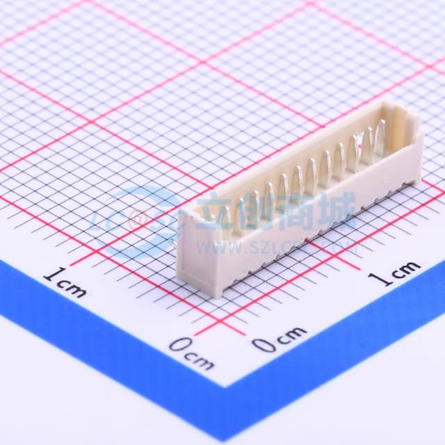 1x13P 间距:1.25mm 弯插 【插件】实物图