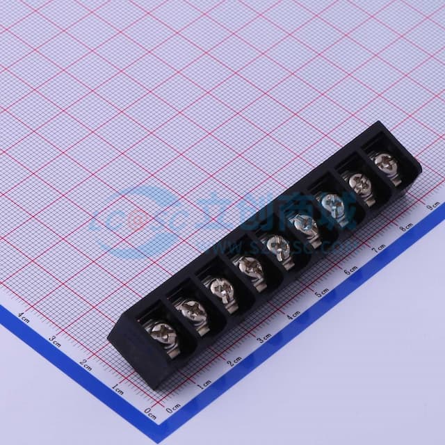 9.5mm 1x9P 每排P数:9 排数:1 直针 边脚【栅栏】实物图