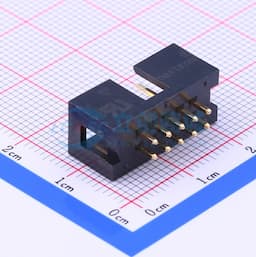 黑色 2.54mm 2x5P 排数:2 每排P数:5【ID】缩略图