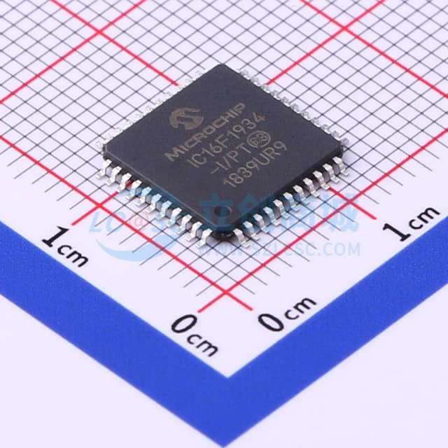 具备 LCD 驱动器和微功耗 XLP 技术的 28/40/44 引脚、基于闪存的 8 位 CMOS 微控制器实物图