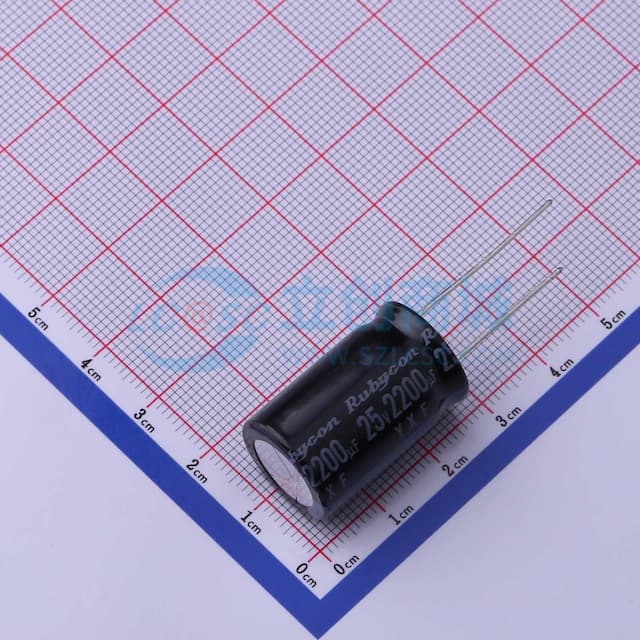 2200uF ±20% 25V实物图