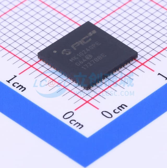 PIC32MK1024GPE064-I/MR实物图