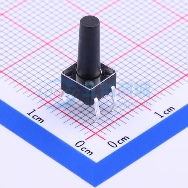 6mm*6mm*13mm 12V 50mA【轻触】实物图