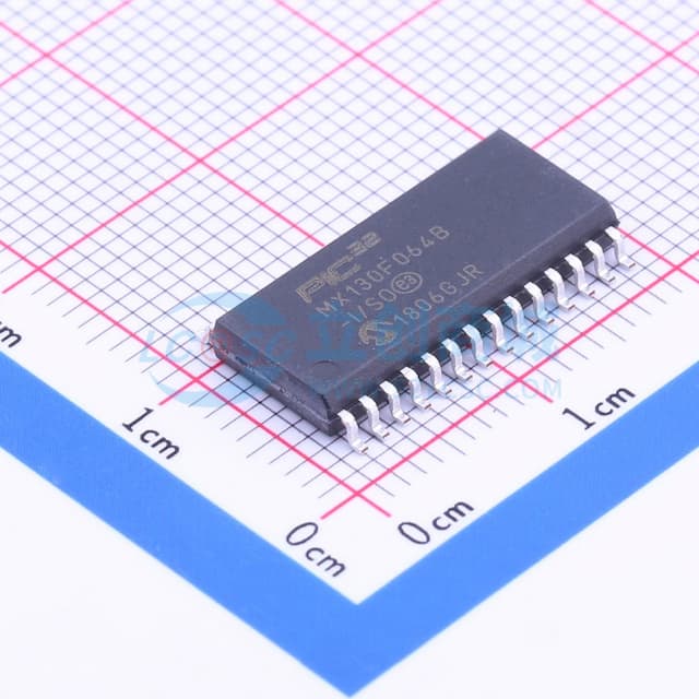 PIC32MX130F064B-I/SO实物图