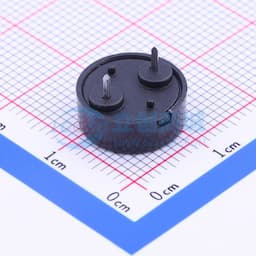 压电式无源蜂鸣器 Φ12*5.5mm 脚距7.5 弹簧针 【蜂鸣】缩略图