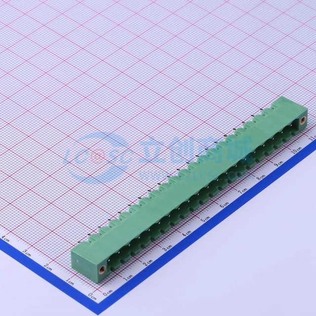 5.08mm 1x20P 排数:1 每排P数:20 螺丝固定【插拔】实物图