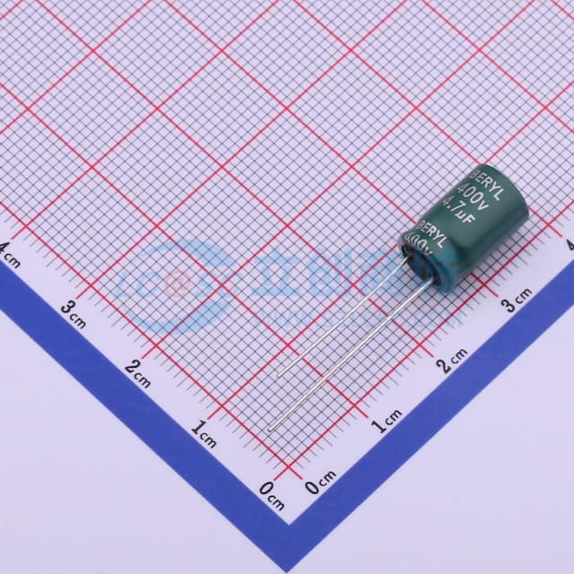 4.7uF ±20% 400V 【插件】实物图