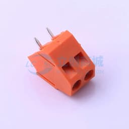 1x2P 5mm 直插 排数:1 每排P数:2【螺钉】缩略图