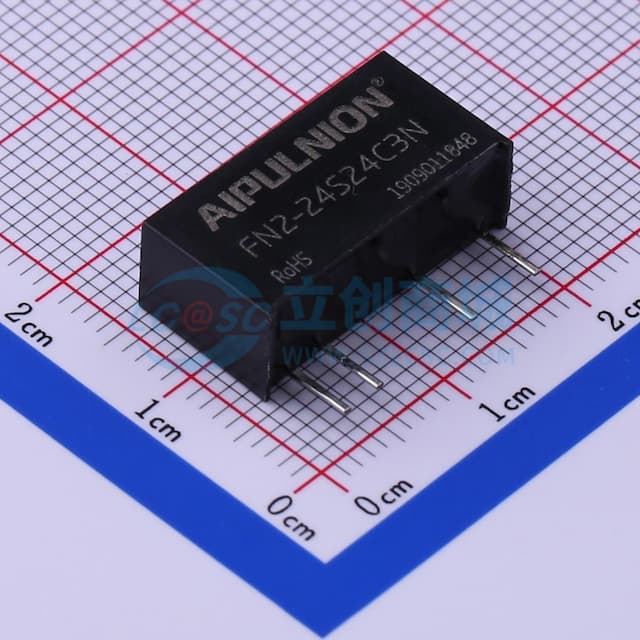 DC/DC模块电源，定电压输入隔离非稳压输出【插件】实物图