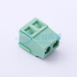 1x2P 5.08mm 直插 排数:1 每排P数:2【螺钉】缩略图